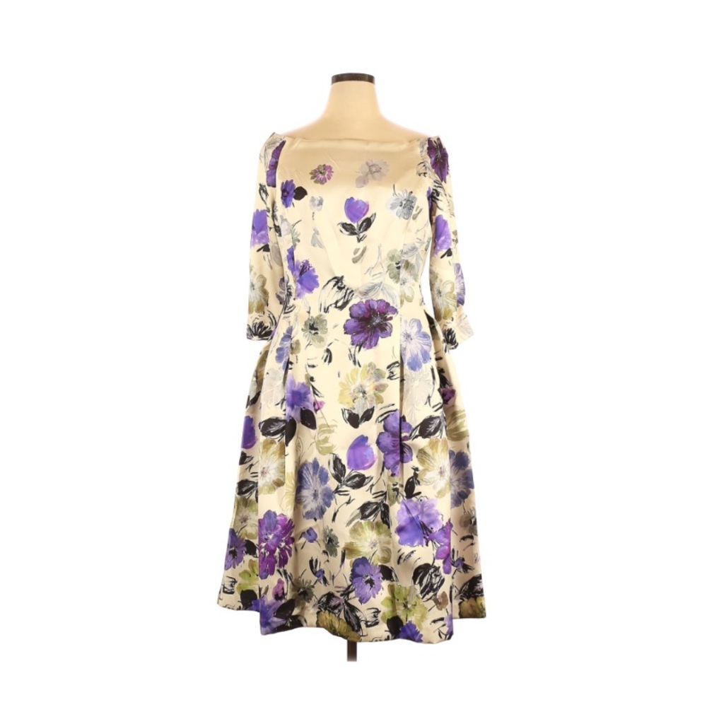 NEW ALEX MARIE FLORAL PRINT DRESS SIZE 16 - Picture 3 of 9